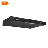 CIARRA Hotte Intégrée 60cm 3 Vitesses Recyclage ou Evacuation Noir CBCB6903-OW
