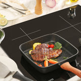 CIARRA 6200W Plaque à Induction Encastrable 3 Foyers Fonction Booster CBBIH3B-OW