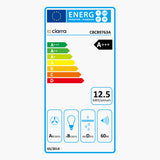 Ciarra Hotte Aspirante Inclinée 90cm – 698 m³/h, A+++, Wi-Fi & App, 4 vitesses, Mode recyclage ou évacuation | CBCB9763A