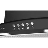CIARRA Hotte Silencieuse 60cm 370m³/h Eclairage LED Noir CBCB6506C-OW